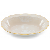 Ginori Oriente Italiano Meringa Oval Bowl - 9.75"